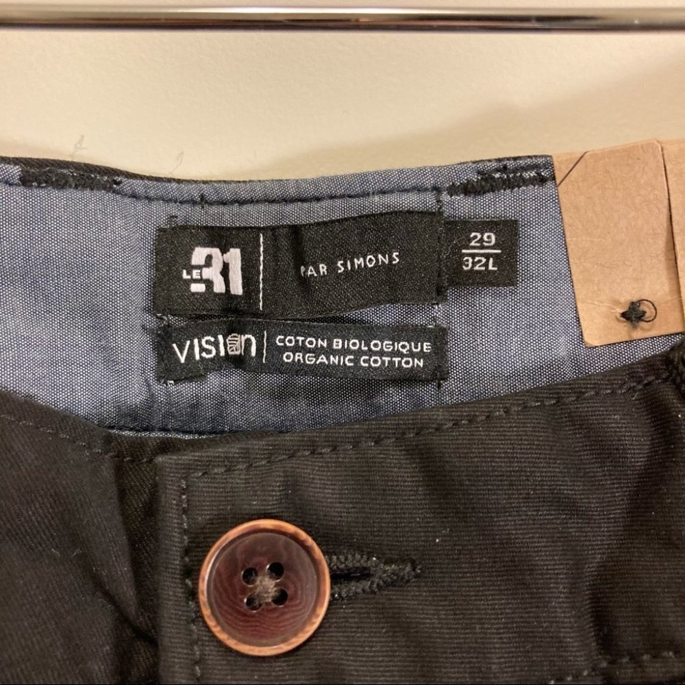 LE 31 Visions For Simons Sz 29 Stockholm Fit Preppy Pants Organic Cotton - Picture 2 of 7